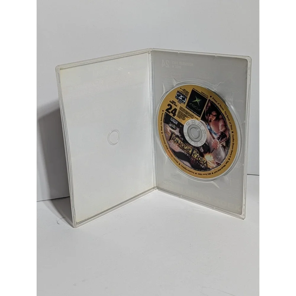 OXM Xbox Demo Disc 24 Prince of‎ Persia Sands of Time Y2K Retro CIB Plastic Case